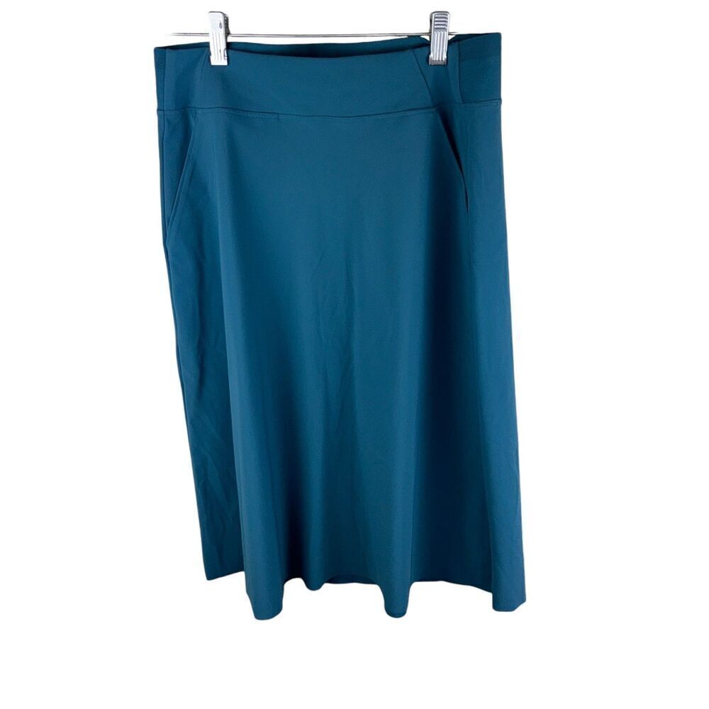 Athleta Teal A-Line Mini Skirt
